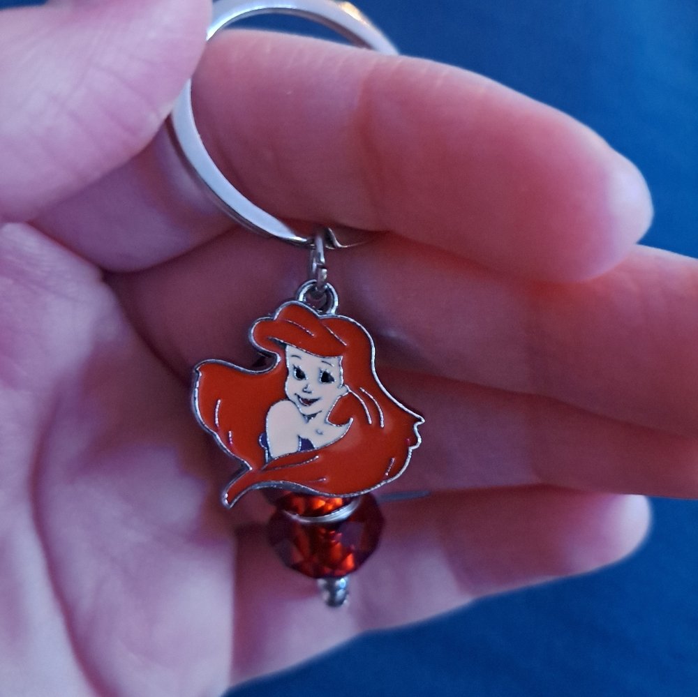 Disney Ariel Red Keychain Accessory - Picture 2 of 8